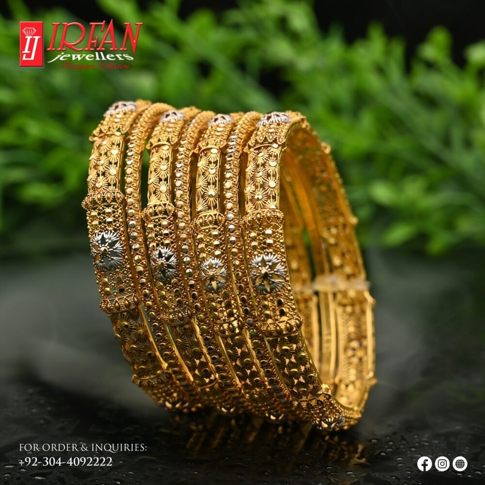 Gold Bangle Design 019