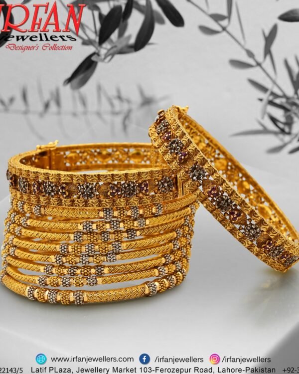 Gold Bangle Design 016