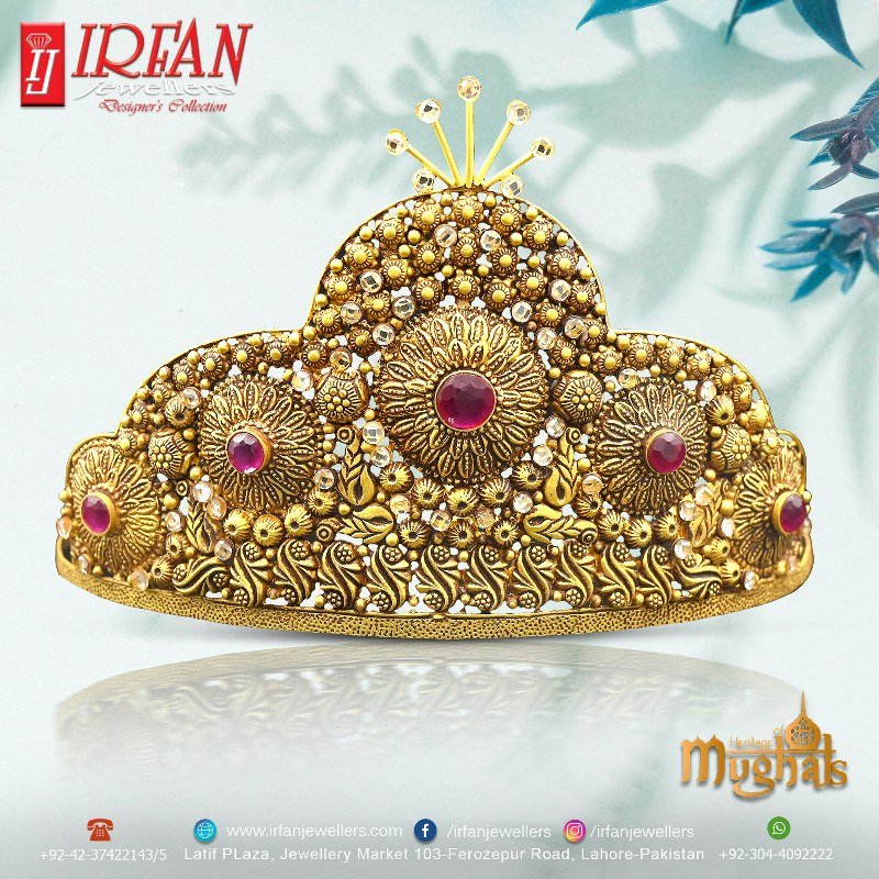 Gold Crown for Wedding Bridal Women in Lahore