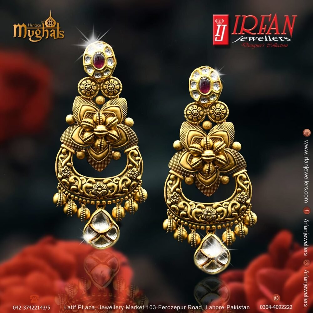 Gold Earring Design 0012
