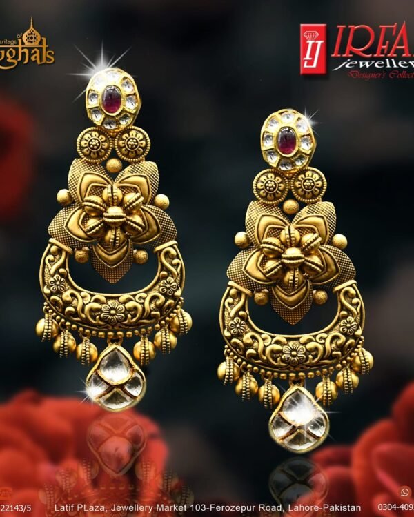 Gold Earring Design 0012