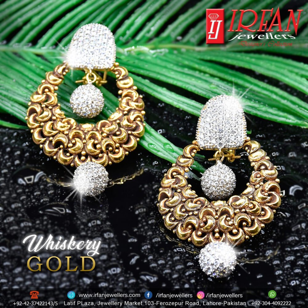 Gold Earring Design 0020