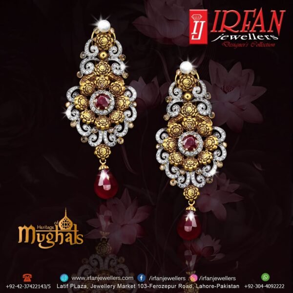 Gold Earring Design 0029