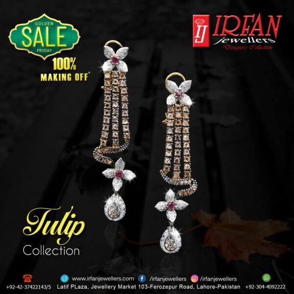 Gold Earring Design 0032