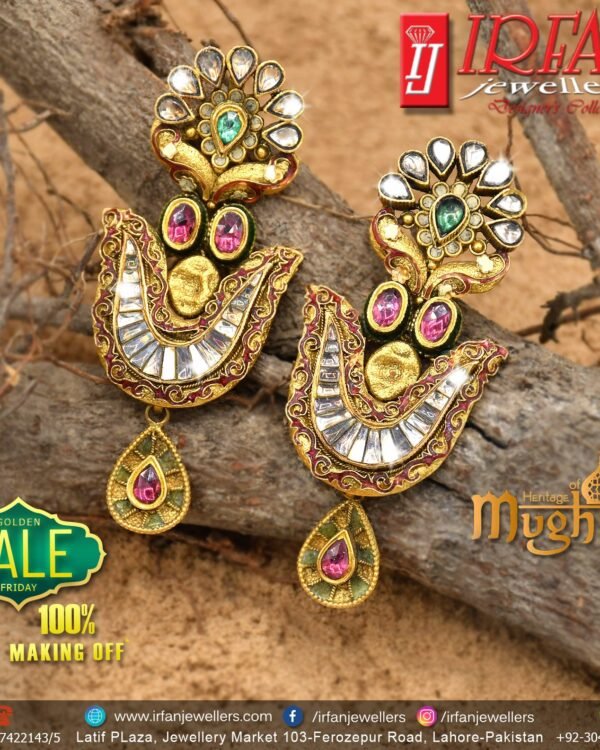 Gold Earring Design 0034