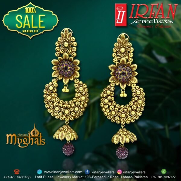 Gold Earring Design 0035