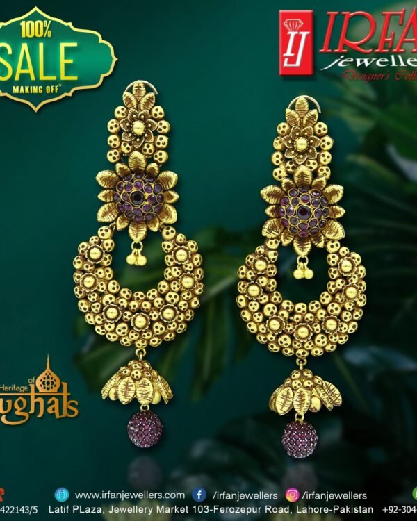 Gold Earring Design 0035