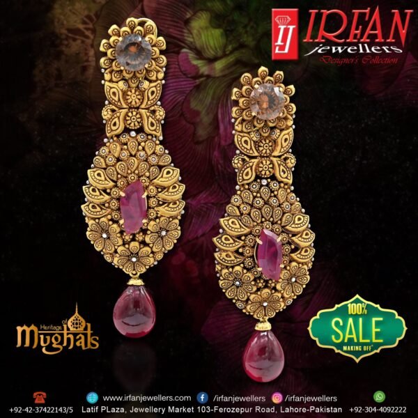 Gold Earring Design 0040