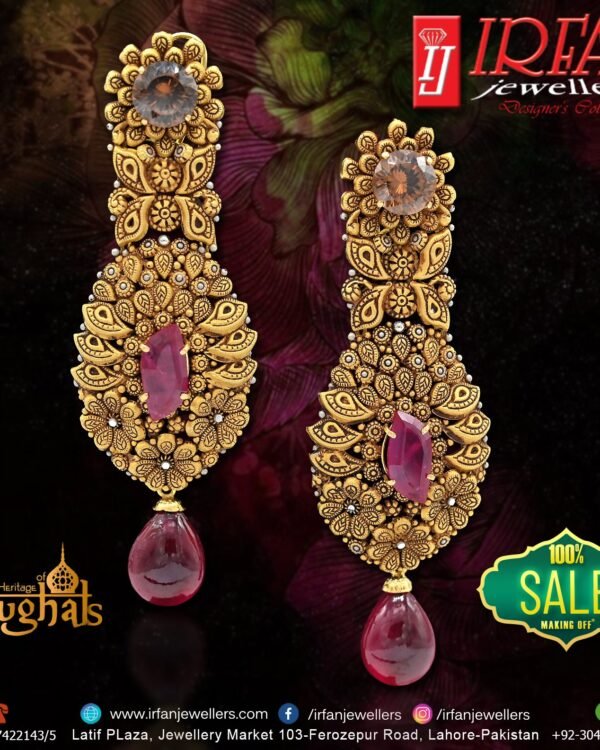 Gold Earring Design 0040