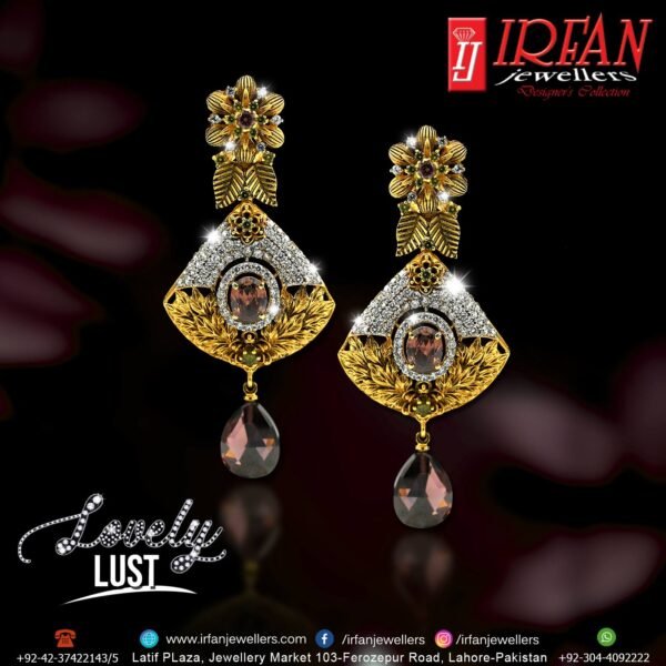 Gold Earring Design 0041