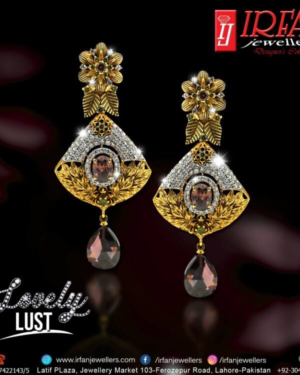 Gold Earring Design 0041