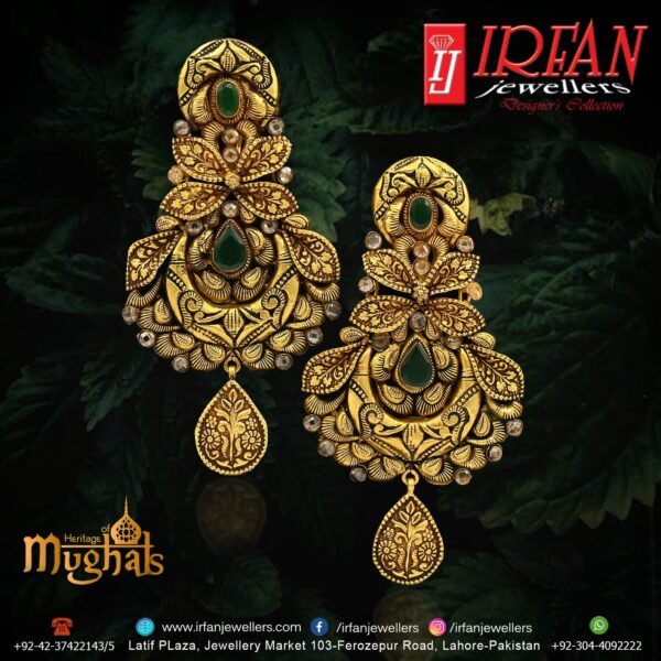 Gold Earring Design 0042