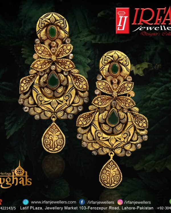 Gold Earring Design 0042