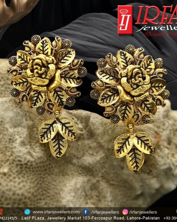 Gold Earring Design 0043