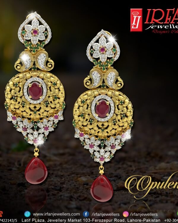 Gold Earring Design 0045