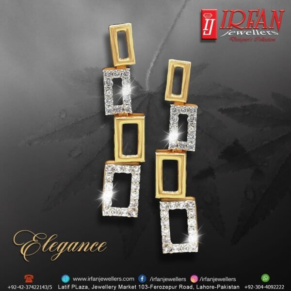 Gold Earring Design 0046