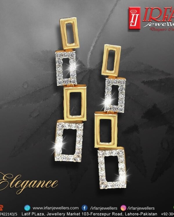 Gold Earring Design 0046