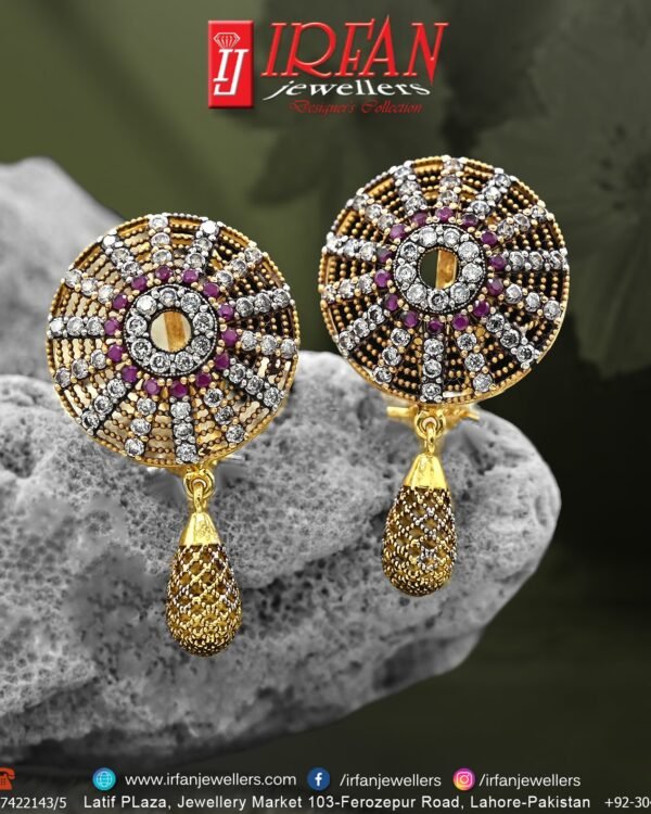 Gold Earring Design 0051