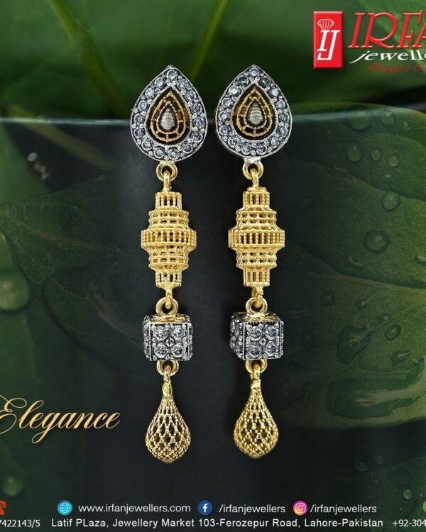 Gold Earring Design 0055