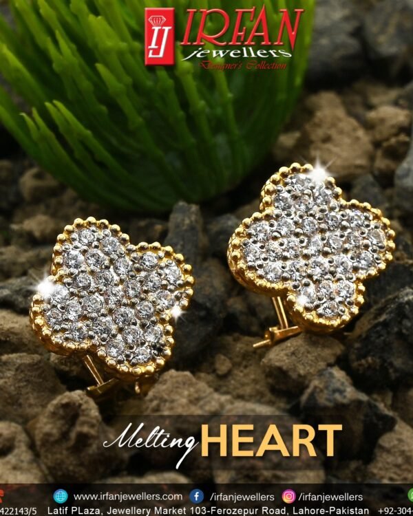 Gold Earring Design 0057