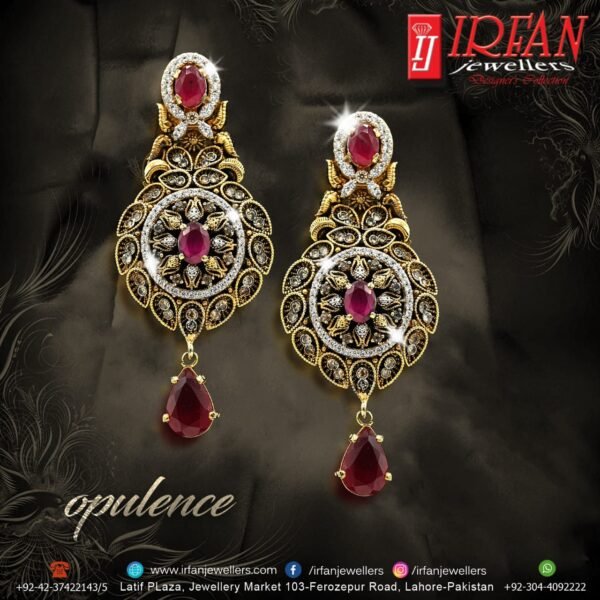 Gold Earring Design 0059