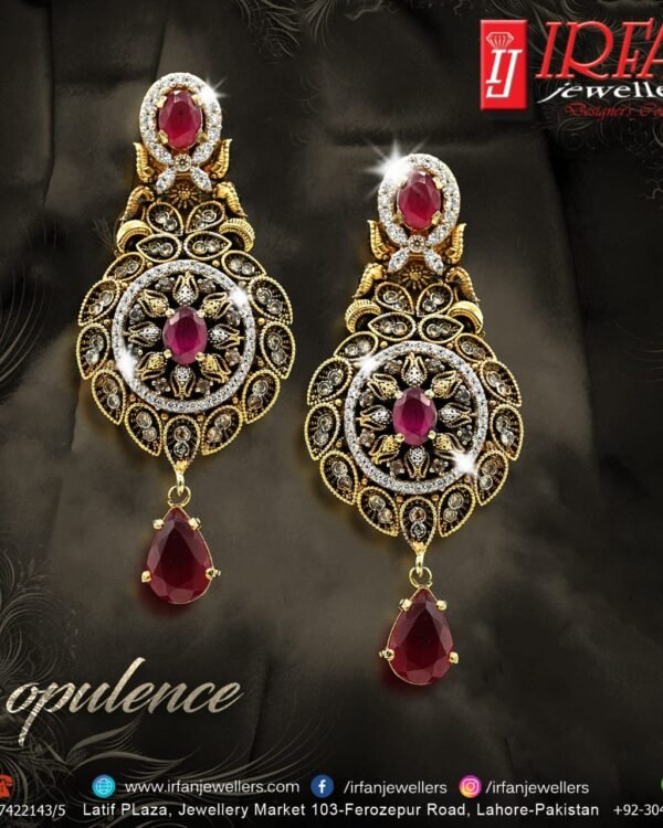 Gold Earring Design 0059