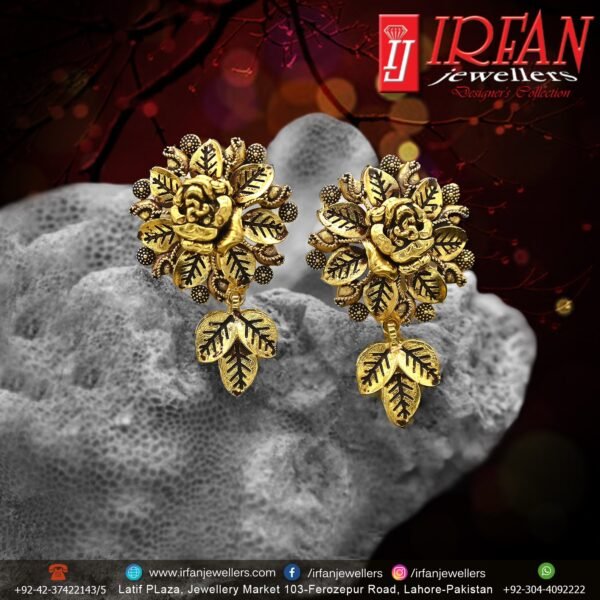 Gold Earring Design 0068