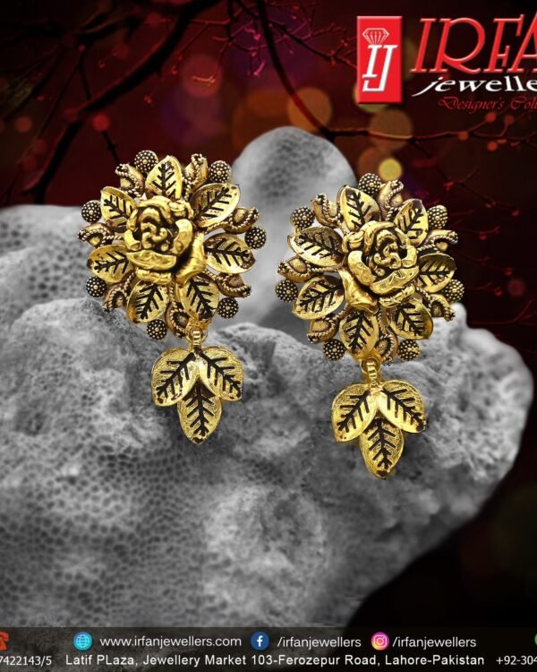 Gold Earring Design 0068