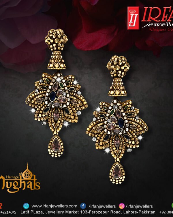 Gold Earring Design 0070
