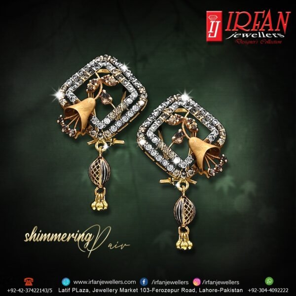 Gold Earring Design 0073