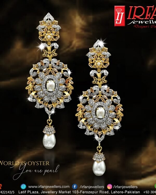 Gold Earring Design 0074