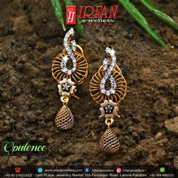 Gold Earring Design 0075
