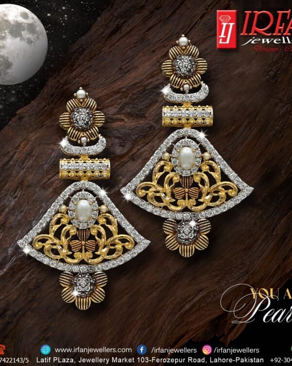 Gold Earring Design 0076