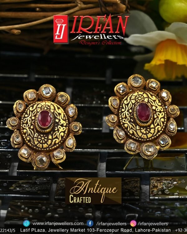 Gold Earring Design 0077