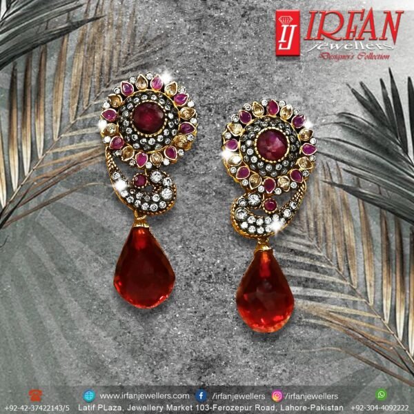 Gold Earring Design 0086