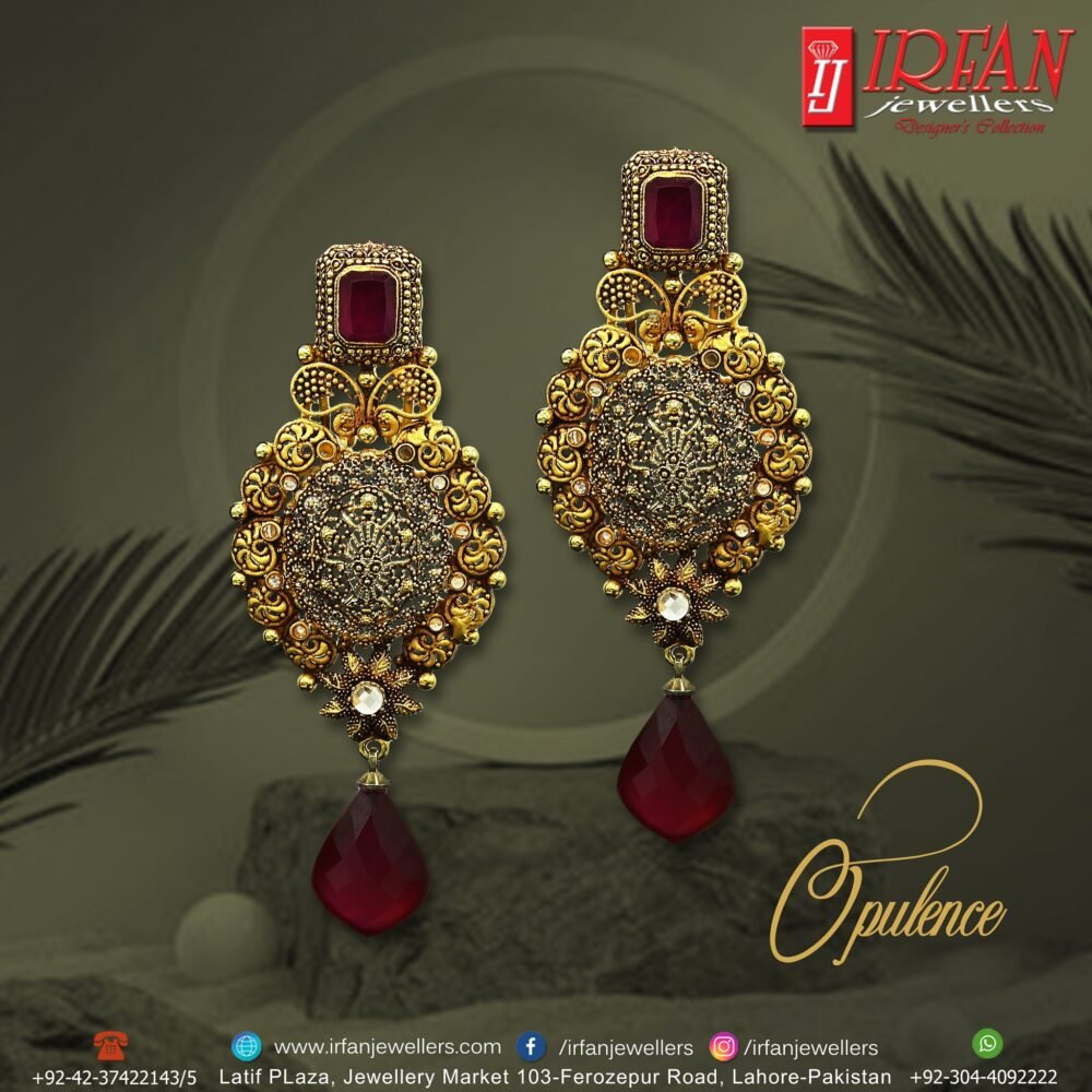 Gold Earring Design 0092