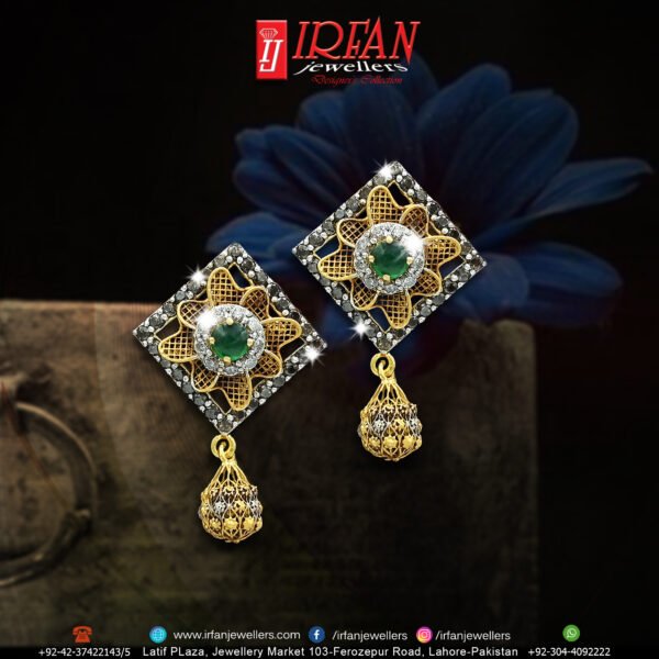 Gold Earring Design 0093