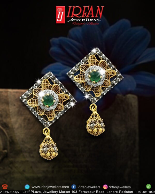 Gold Earring Design 0093