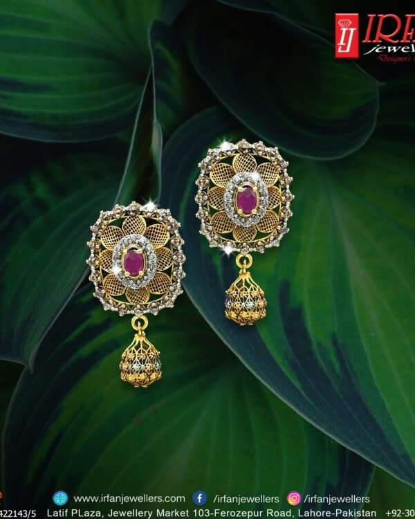 Gold Earring Design 0094
