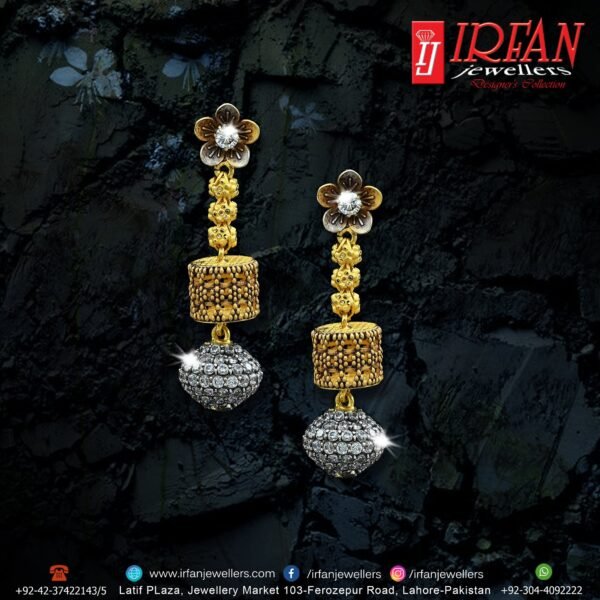 Gold Earring Design 0095