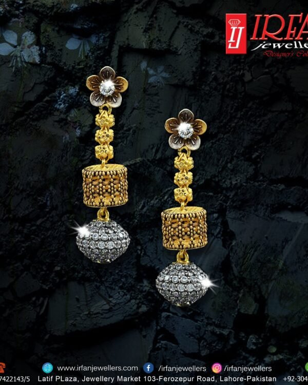 Gold Earring Design 0095