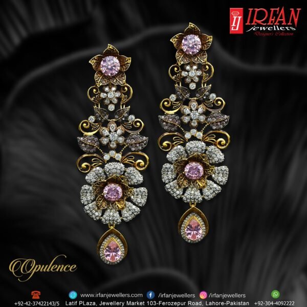Gold Earring Design 0096