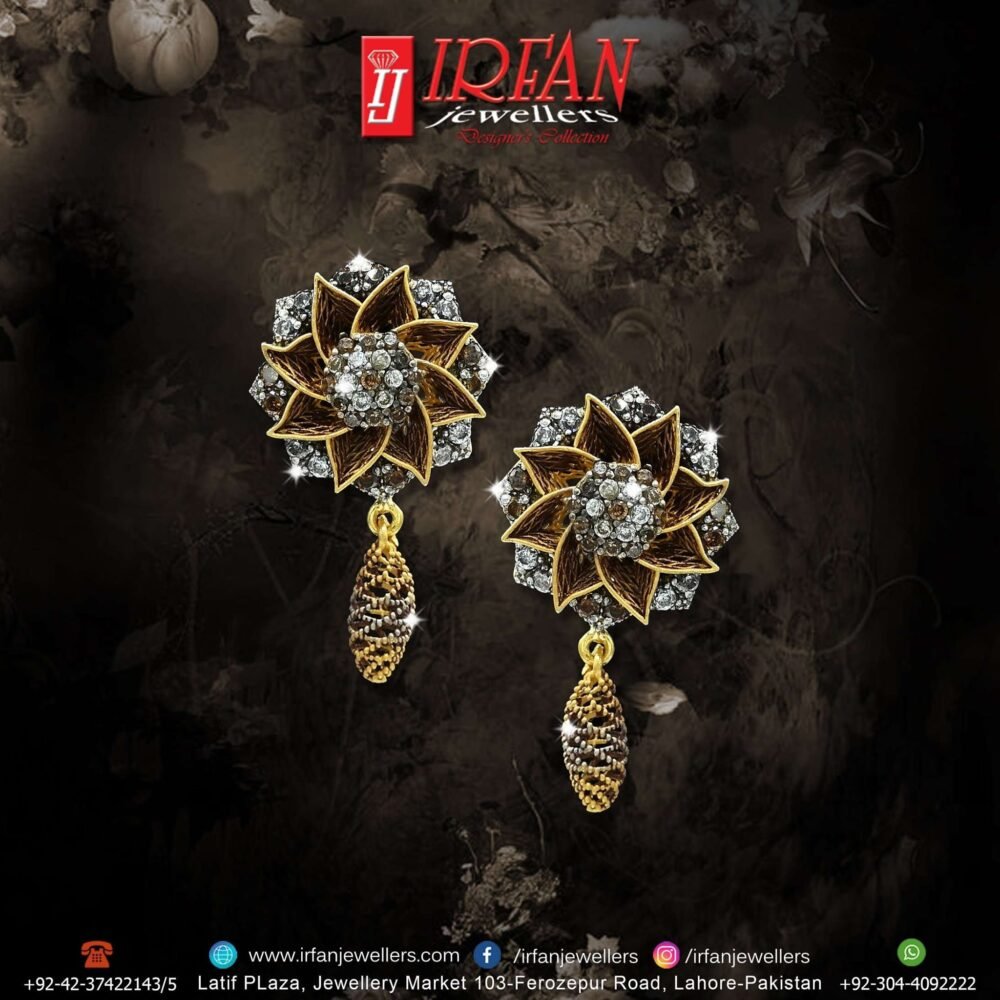 Gold Earring Design 0097