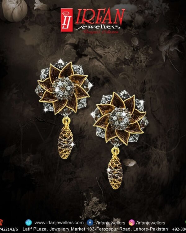 Gold Earring Design 0097