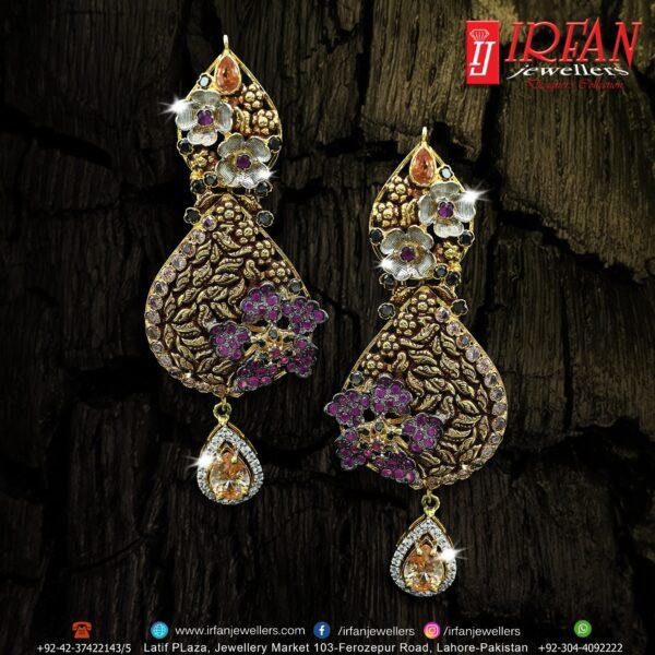 Gold Earring Design 0098