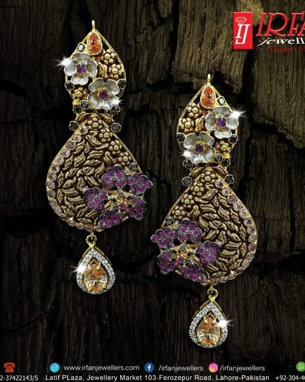 Gold Earring Design 0098