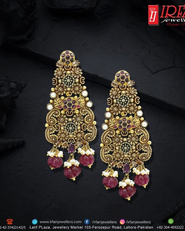 Gold Earring Design 0099