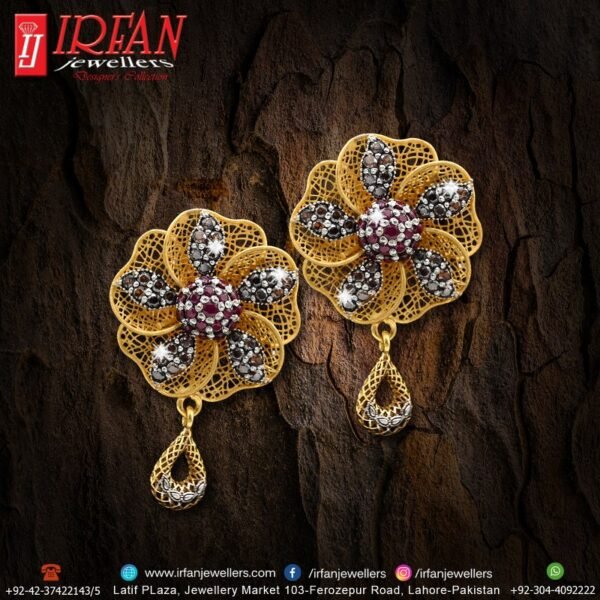 Gold Earring Design 0112