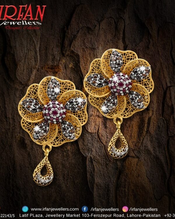 Gold Earring Design 0112