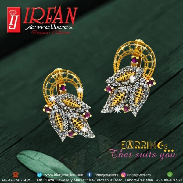 Gold Earring Design 0123